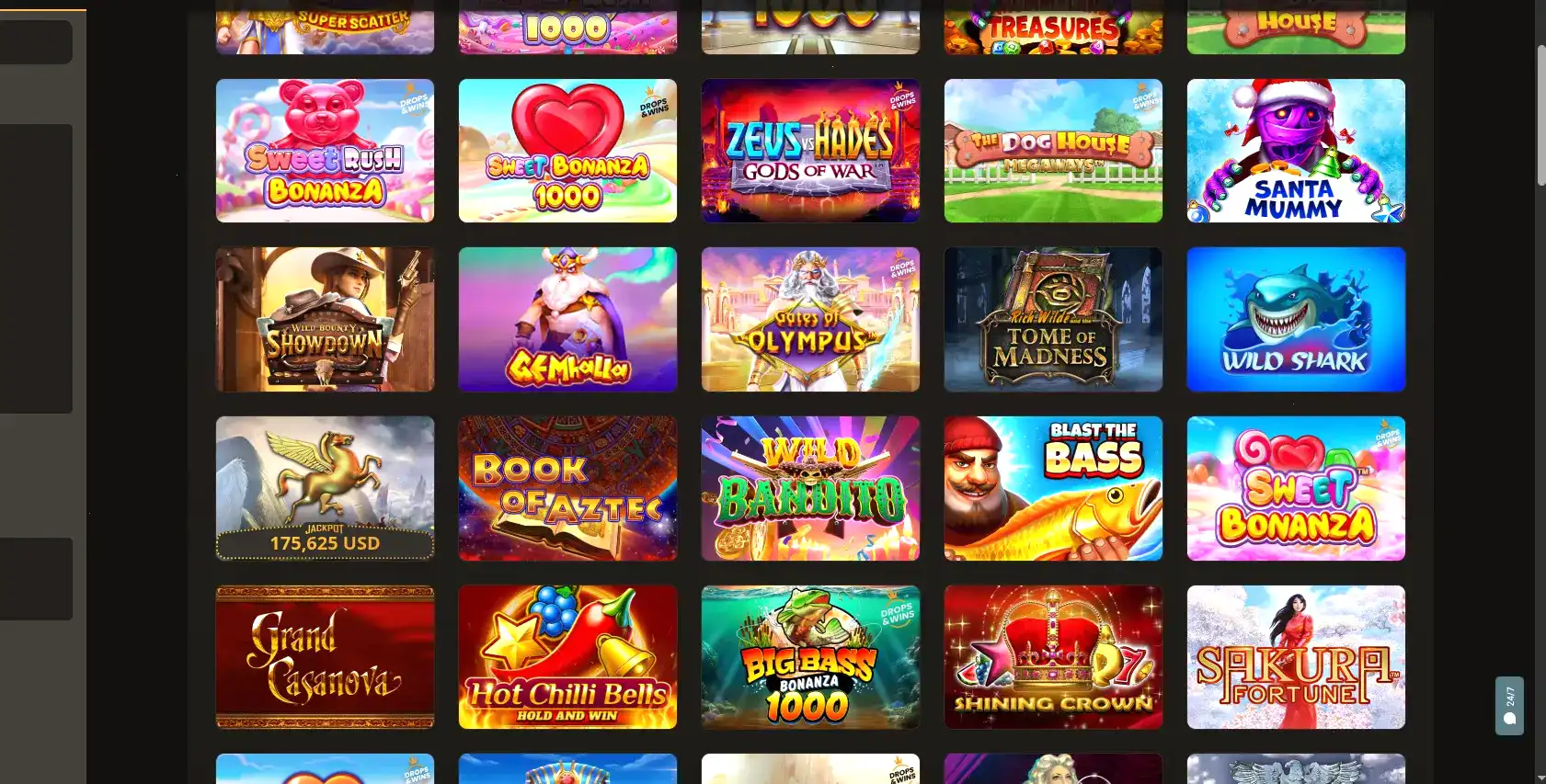 Турниры и джекпоты F1 casino